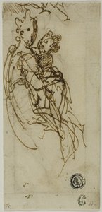 Sitzende Jungfrau und Kind (recto); Sitzende Jungfrau und Kind (verso) von Bernardino India