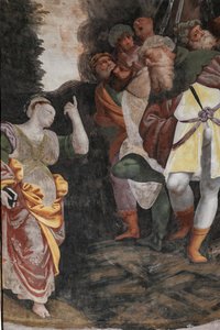 Detail des Martyriums der Heiligen Katharina von Bernardino Lanino