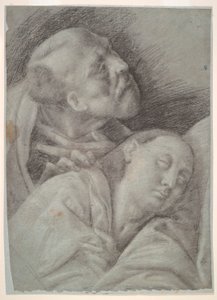 Zwei Apostel, Studie für Das letzte Abendmahl von Bernardino Lanino