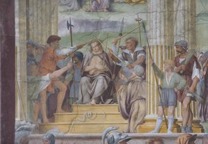 Detail der Passion und Kreuzigung Christi von Bernardino Luini