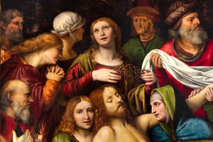 Mailand, Kirche San Giorgio al Palazzo, Bernardino Luini, Kreuzabnahme von Bernardino Luini