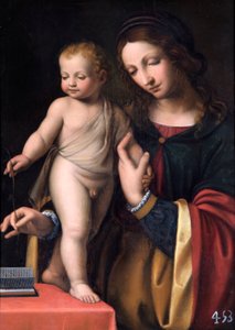 Die Jungfrau mit dem stehenden Kind von Bernardino Luini