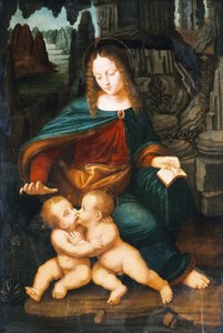 Madonna mit Kind und dem kleinen Johannes, ca. 1496 von Bernardino de Conti