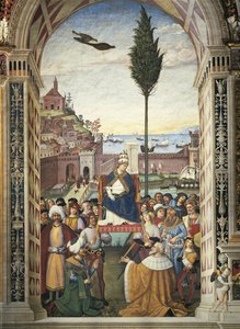 Pius II. kommt in Ancona an, um den Kreuzzug zu beschleunigen