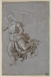 Studie eines fliegenden Engels von Bernardino di Betto Pinturicchio