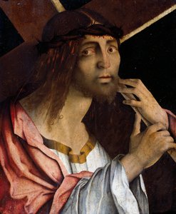 Christus trägt das Kreuz, von Bernardino di Bosio Zaganelli (ca. 1460-ca. 1510), Italien von Bernardino di Bosio Zaganelli
