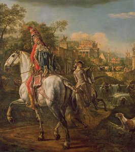 Ein Husar zu Pferd, 1773