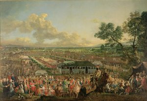 Die Wahl von König Stanislaus Augustus (1764-95) von Bernardo Bellotto