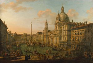 Die Piazza Navona in Rom