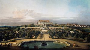 Das kaiserliche Schloss Schlosshof, Gartenseite