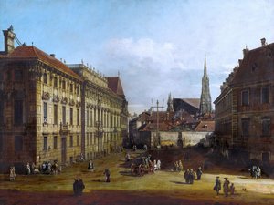 Wien, der Lobkowitzplatz, zwischen 1758 und 1761