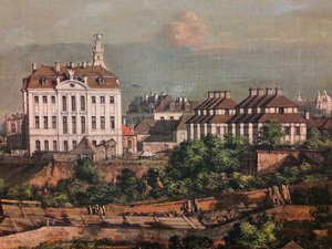 Ansicht von Warschau vom Königsschloss (Detail) von Bernardo Bellotto