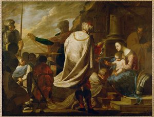 Die Anbetung der Könige von Bernardo Cavallino