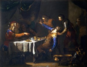 Der Mord an Amnon durch seinen Bruder Absalom