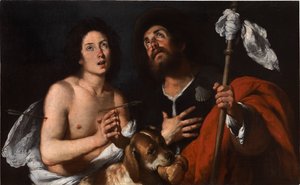 Heilige Rochus und Sebastian von Bernardo Strozzi