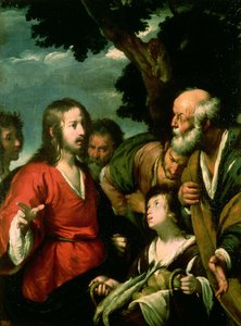 Das Wunder der Brotvermehrung, ca. 1630 von Bernardo Strozzi