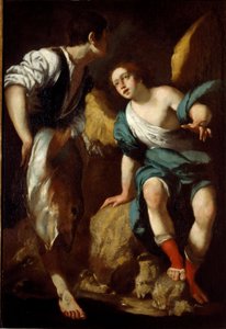 Der junge Tobias und der Erzengel Raphael (Tobias und der Engel)