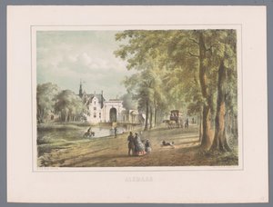 Stadtansicht von Alkmaar von Bernardus Gerardus ten Berge