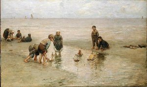 Die Regatta von Bernardus Johannes Blommers or Bloomers