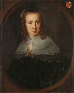 Porträt von Digna de Maets, erste Frau von François Leydecker von Bernardus Swaerdecroon