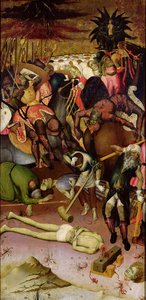 Die Enthauptung des Heiligen Georg, Tafel eines Altars, ca. 1435 von Bernat Martorelli