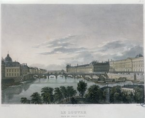 Die Pont oder Passerelle des Arts, Paris, 1832