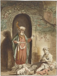 Der reiche Mann und der arme Lazarus von Bernhard Schreuder