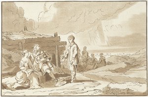 Gesellschaft in den Dünen