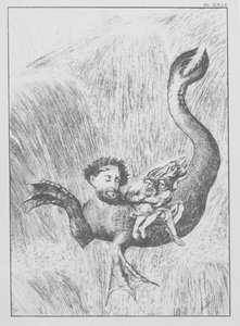 Dantes Göttliche Komödie, Inferno (Hölle), Platte XXIX (Lithografie)