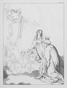 Dantes Göttliche Komödie, Paradiso, Tafel XVI von Bernhard Schuler