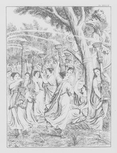 Dantes Göttliche Komödie, Purgatorio (Fegefeuer), Platte XXXIX von Bernhard Schuler