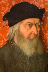 Porträt eines älteren bärtigen Mannes von Bernhard Strigel