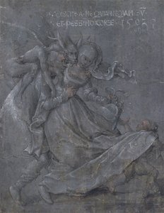 Liebespaar mit dem Teufel und Amor, 1503