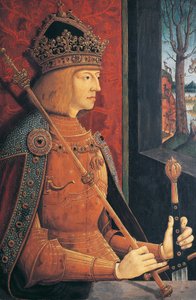 Porträt von Maximilian I. von Österreich, Kaiser des Heiligen Römischen Reiches von Bernhard Strigel