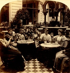 Erfrischung - Unter den Linden Café, Berlin, Deutschland, 1894 von Bert Underwood