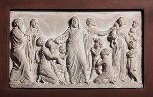 Christus segnet die Kinder von Bertel Thorvaldsen
