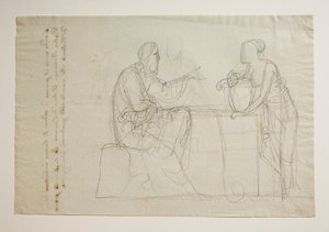 Christus und die Samariterin von Bertel Thorvaldsen