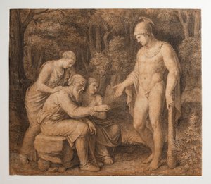 Ödipus in Kolonos von Bertel Thorvaldsen
