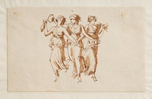 Drei tanzende Bacchantinnen von Bertel Thorvaldsen