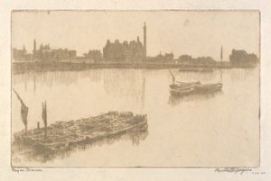 Nebel auf der Themse von Bertha E. Jaques