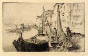 Fischer, Chioggia von Bertha E. Jaques