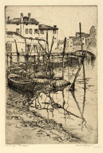 Das Gewirr, Chioggia von Bertha E. Jaques