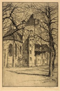 Deutsches Gebäude, Chicago von Bertha Evelyn Jaques