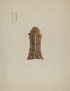 Eiserner Türgriff von Bertha Semple