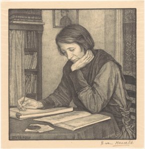 Porträt von Sanne Bruinier von Bertha van Hasselt (signed by artist)