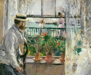 Eugene Manet auf der Isle of Wight von Berthe Morisot