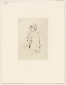Akt von hinten gesehen von Berthe Morisot