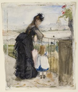 Auf dem Balkon von Berthe Morisot