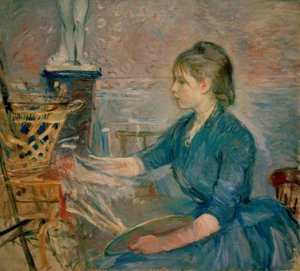 Paule Gobillard beim Malen