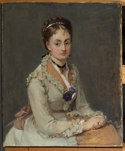 Porträt der Schwester des Künstlers, Mme Edma Pontillon, ca. 1872-75 von Berthe Morisot